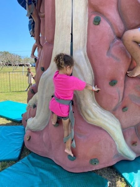 family fun day climbing activities